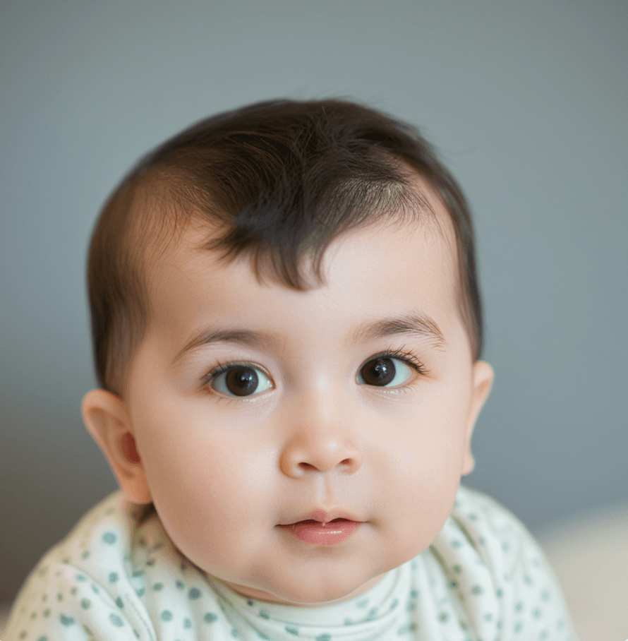 Blended into a baby boy