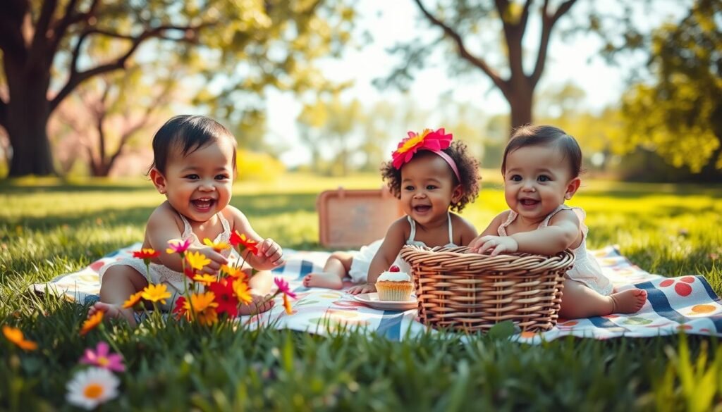 Characteristics of babies born in July